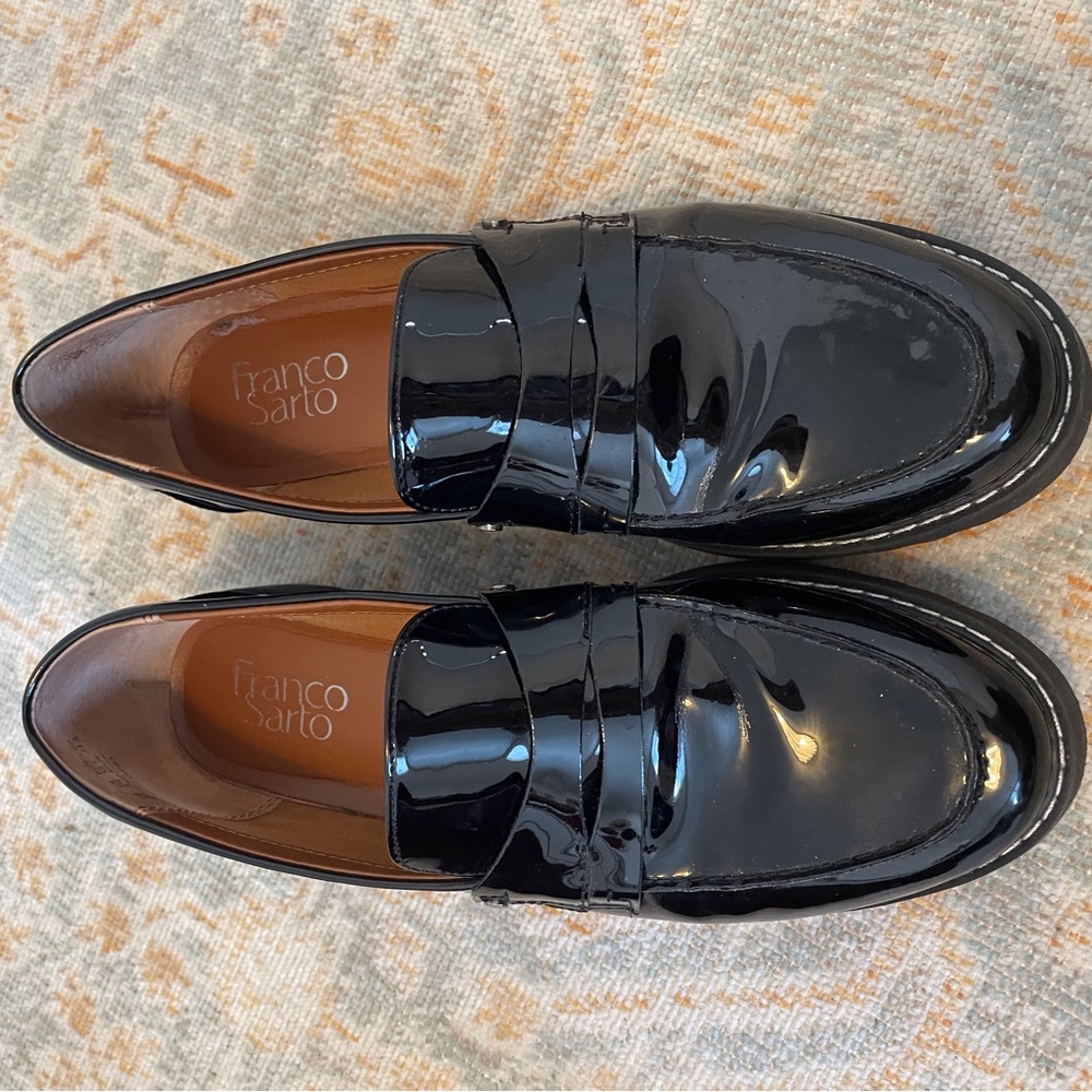 Franco Sarto Women’s Black Loafers